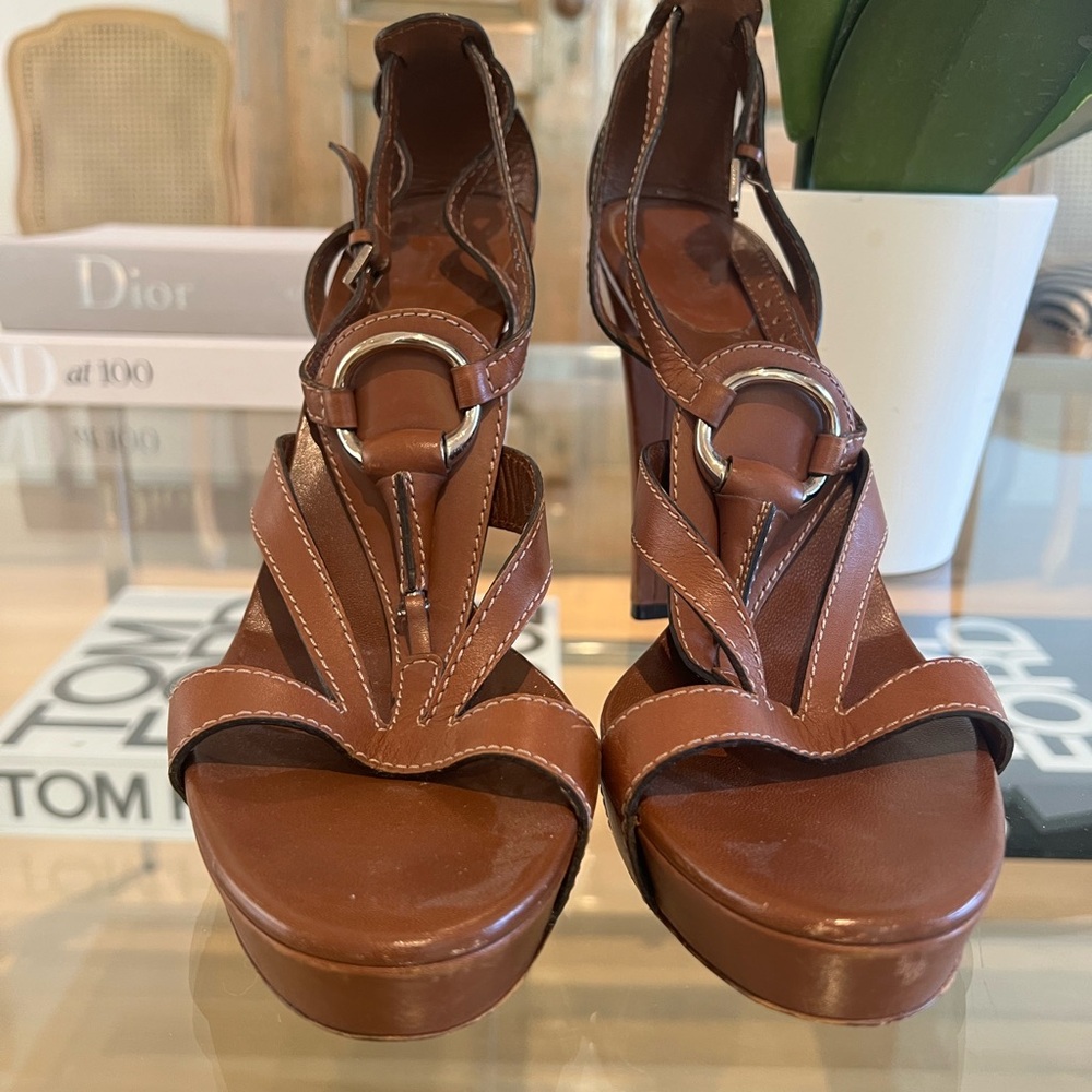 COPY - Authentic Gucci Icon Bit Leather Sandals